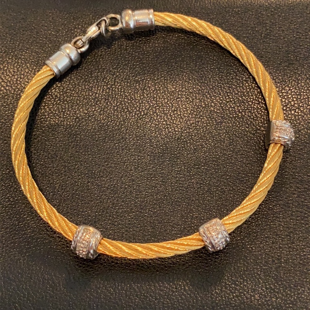 Two-Tone Stackable Bracelet - image 5